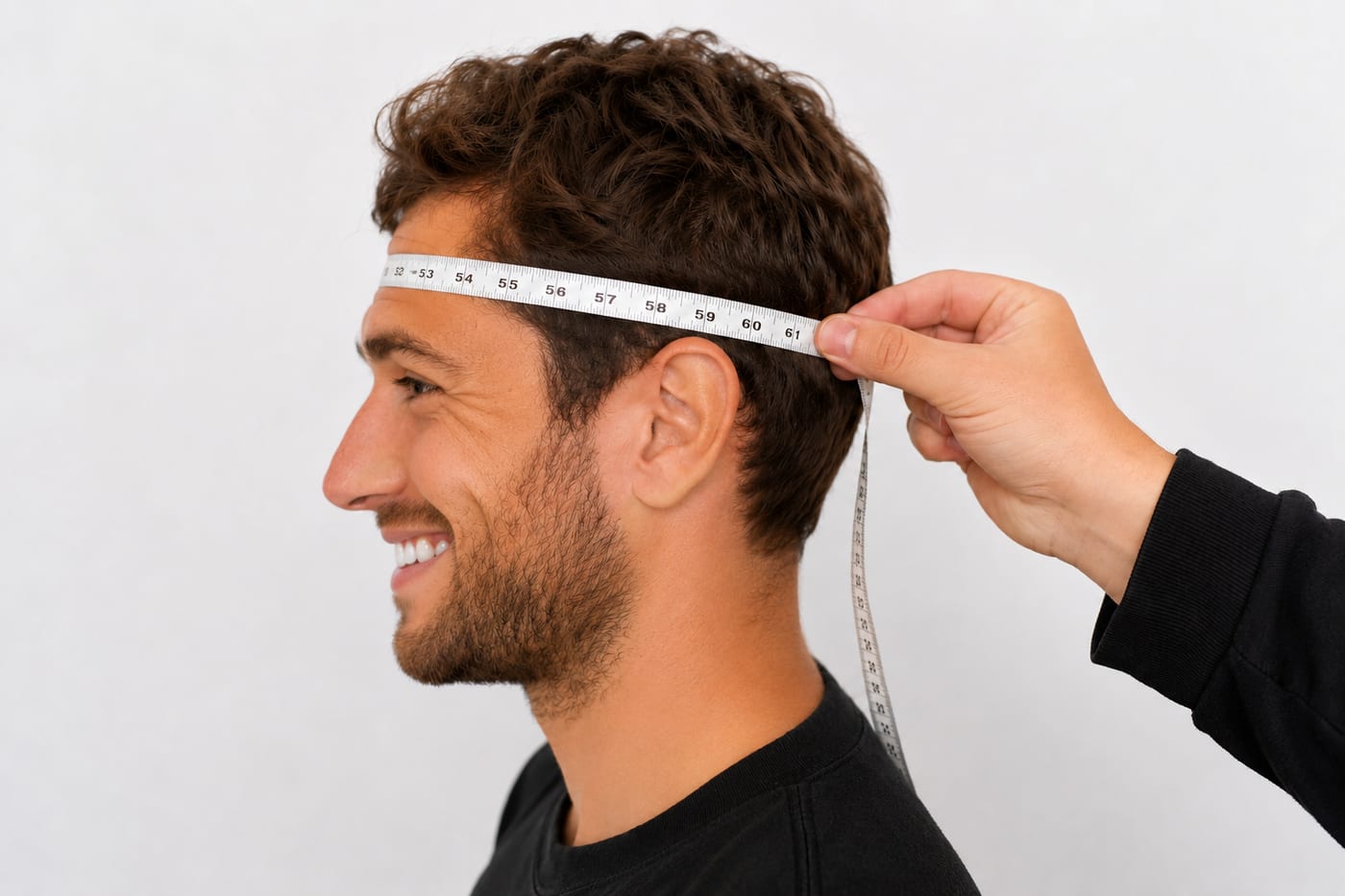 Cómo medir la circunferencia de la cabeza con una cinta métrica para elegir la talla de casco